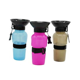 【マラソン ポイント5倍】 ペット 犬用 水筒 散歩 プッシュ 携帯 ウォーターボトル 500ml 給水 コップ不要
