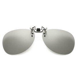 サングラス 偏光 調光 メガネの上から レディース メンズ スポーツ クリップ 変色 眼鏡 運転 軽量 丸型