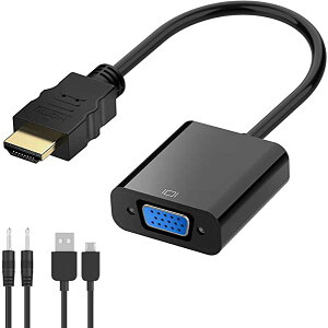 HDMI VGA ϊA_v^ D-Sub 15s ϊA_v^ o ] 1080pΉ I[fBIAdt HDMIIX-VGAXA