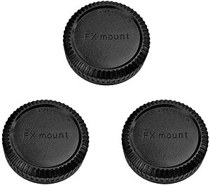 FUJIFILM Xマウント用 レンズリアキャップ 3つ