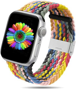 Apple Watch �o���h 38mm 40mm �\�t�g�i�C�����ґg�e���o���h�����o�b�N�� �����ȒP���� �H��s�v �A�b�v���E�H�b�`�V���[�Y �K�� iWatch Series SE 6 5 4 3 2 1 (38mm 40mm ���C���{�[) ��������