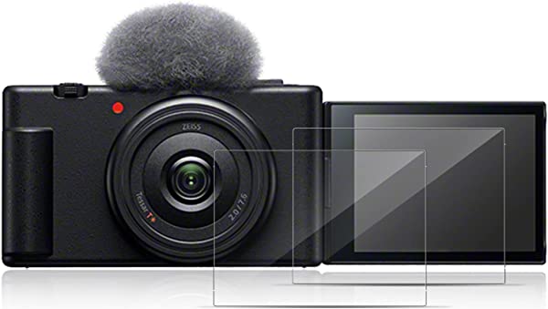 【2セット】 Sony Vlog Camera ZV-1F/ ZV-1 ZV-E10 ZV-E10L ガラスフィルム Vlog  Camera ZV-1F/ ZV-1 ZV-E10 ZV-E10L フィルム 旭硝子素材採用 高硬度9H 耐衝撃 気泡ゼロ キズ防止 飛散防止  強化ガラス同等の硬度 送料無料 deer-shop