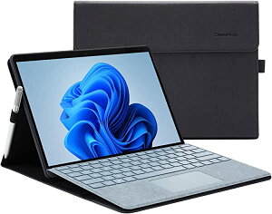 Microsoft Surface Pro 8 2021 P[X یJo[ \ʓیJo[ p X^h P[X L[{[h[\y ^ yz_[t PU X}[g Jo[ (J[ ubN)