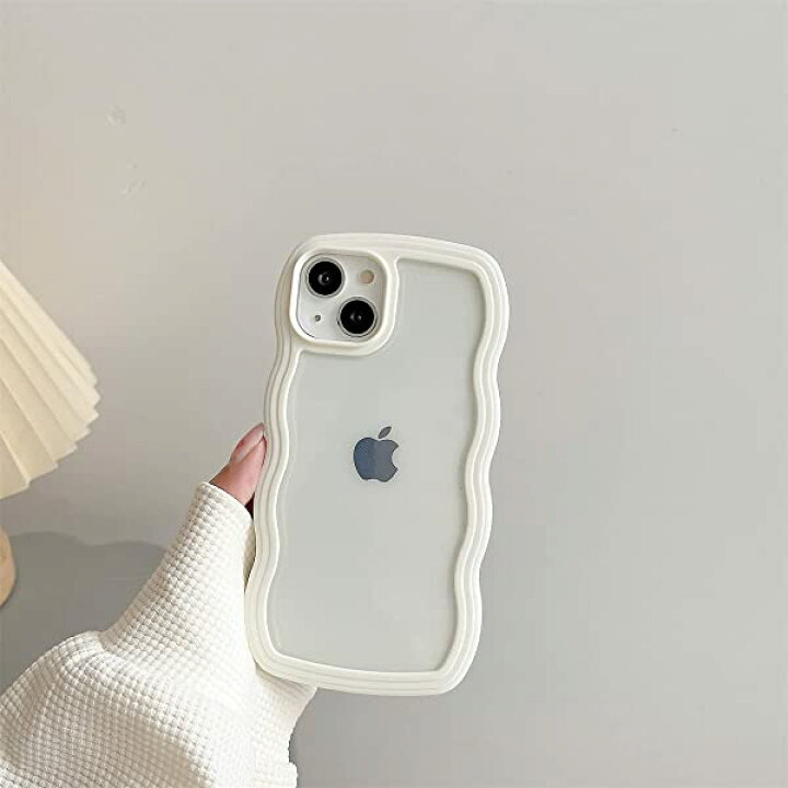 楽天市場】iphone11 ケース 韓国 おしゃれ シンプル 白い 波状エッジ 