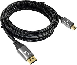 fBXvC|[g P[u 3m DisplayPort 1.4 8K 60hz P[u fBXvC|[g Ultra-HD UHD 4K 144hz Mini DP to DP Cable 7680 * 4320 for Video PC Laptop TV 3M