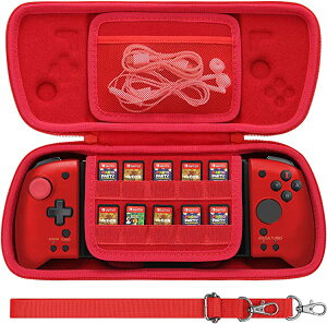 Hori �O���b�v�R���g���[���[ �P�[�X �ی�P�[�X ���[�P�[�X �ی� �����^�� �y�� �Ή� Nintendo Switch Split Pad Pro Compact �i�P�[�X�̂݁j�y�݊��i�z
