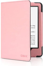 Kindle Paperwhite カバー 6.8型 Kindle Paperwhite シグニチャー エディション（第11世代 2021年発売） 新型 PUレザー スマートカバー（オートスリープウェイク機能付き）、ローズゴールド 送料無料