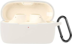 Jabra Elite 4 �P�[�X �����h�~ �t�b�N ���� �y�� �L�Y�h�~ �h�o �����ɂ��� �\�t�g �V���R�� �X�|�[�c�N�[���ȃf�U�C�� �Ռ� �z�� �X���� �\�t�g �P�[�X�J�o�[ �����h�~�ی�(�z���C�g) ������