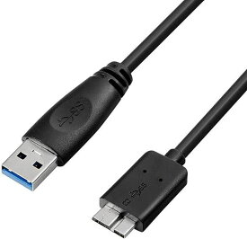 USB 3.0 ケーブ ルMicrob型Aオス - マイクロBオス USB 3.0 マイクロケーブル 高耐久 PVC材質 外付け HDD SSDドライブGalaxy S 5 Note 3などをサポートする 送料無料