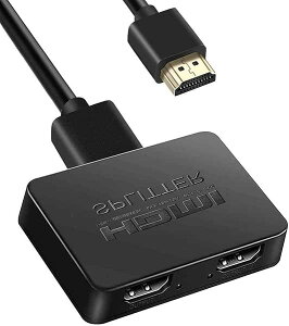 HDMI Xvb^[ 4Kx2K HDMI Xvb^[ 1  2 o 3D t HD 1080P HDCP 1.4 Ή HDMI fA P[u D݂̃fBXvC 2 ɓo USB dP[u & HDMI P[u XBOX/PS5/HDTV/DVD Đ