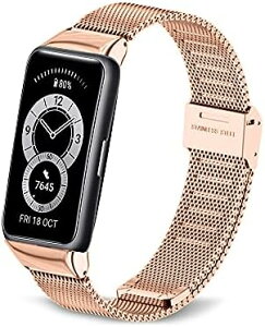 HUAWEI Band 6 / Honor Band 6 ���� �o���h �X�e�����X�`�[�� �����o���h �����o���h �ւ��X�g���b�v �h�K �X�e�����X�o���h �ʋC�� �����ȒP �r�W�l�X�� �o���h ���[�Y�S�[���h