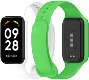 �y2�{�Z�b�g�z Xiaomi Smart Band 8 Active/Xiaomi Redmi Band 2 �o���h ���� �x���g �V���R�� �X�|�[�c�X�g���b�v ���v�o���h �ւ��X�g���b�v �����x���g �_� �L�k�� �ϊ��� �h�� ���ɗD���� �����o��