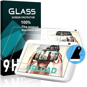 Echo Show 8 tB GR[V[8 (2 2021 / 1 2019) KXtB KX  TouchΉ dx9H ߗ Uh~ ϏՌ wh~ CA[ یtB 2Zbg