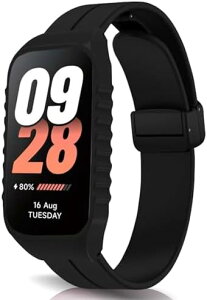 Xiaomi Smart Band 8 Active �o���h �����p�x���g �����o���h �\�t�g �V���R�� �}�O�l�b�g�t�� �X�|�[�c�o���h �X�g���b�v �ւ��o���h �����x���g �_�炩�� �u���b�N