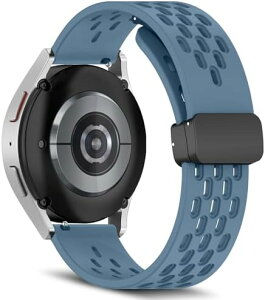 Galaxy Watch FE 40mm / Galaxy Watch 7/6/5/4 40mm 44mm / Galaxy Watch 6 Classic 43mm 47mm �����p�o���h 20mm �o���h �V���R�� �}�O�l�b�g�t�� �X�|�[�c �ւ��o���h �����x���g �\�t�g �u���[