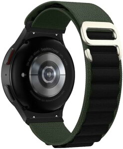 Galaxy Watch FE 40mm / Galaxy Watch 7/6/5/4 40mm 44mm /Galaxy Watch 6 Classic 43mm 47mm �o���h ���� �i�C���� G�t�b�N �y�� �ʋC�� �X�|�[�c �ւ��o���h �x���g �X�g���b�v �����o���h Galaxy Watch 5 Pro 45mm �p�i�O���[