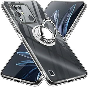 Blackview A55 Pro �P�[�X �N���A �����O�t�� TPU Blackview A55 Pro �J�o�[ ��p ���΂ݖh�~ �ϏՌ� ���^ �P�[�X �ԍڃz���_�[�Ή� �X�g���b�v�z�[���t�� ����~�� �����h�~