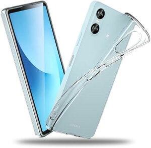 SONY Xperia 10 VI �P�[�X �N���A ���^ SO-52E �J�o�[ SOG14 �P�[�X TPU �ϏՌ� �S���� ���΂ݖh�~ �����Y�ی� �X�g���b�v�z�[���t�� �G�N�X�y���A10VI �J�o�[ �N���X�^���E�N���A