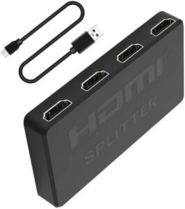 HDMI z 1 4o o HDMI Xvb^[ nu 4  I[fBI 4K 3D 1080p o ~[[h ڑȒP PS5 Xbox fire tv stick HDTV DVD PC ȂǕLΉ