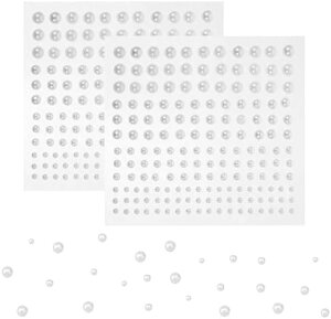 �p�[���V�[�� �p�[���r�[�Y ���C���X�g�[�� �X�e�b�J�[ ���� 2�p�b�N (3/4/5/6mm�̃p�b�N���Ƃ�165pcs) �C�������O ���C���X�g�[���̃X�e�b�J�[ DIY �w�A�[ �A�N�Z�T���[ (����)