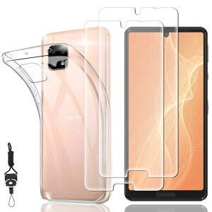 QUOS Sense4 / Sense4 Lite SH-RM15 / AQUOS sense5G SHG03 / SH-53A tB + P[X KXtB (2) + یJo[ (1)  ی \tg VR KXtB ώw 99%ߗ CA[ y 