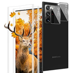 送料無料 Galaxy Note20 Ultra ガラスフィルム 2枚 Galaxy Note20 Ultra 5g SCG06 SC-53A フィルム + 2枚 カメラ保護フィルム 強化ガラス 全面 保護フィルム 3D Touch 薄型 飛散防止 高感度 耐衝撃 指紋 汚れ防止