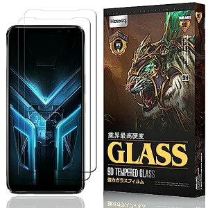 ASUS ROG Phone 3 ZS661KS �K���X�t�B���� �t�B���� �t���ی�t�B���� �d�x9H ���� �C�A�[�� ��U�h�~ �����ߗ� �Ռ��z�� �w��h�~ ��ʕی� ASUS ROG Phone 3 ZS661KS �ی�t�B���� [2���Z�b�g] ��������