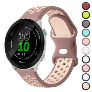 Garmin ForeAthlete 55 / ForeAthlete 245/245M / ForeAthlete 645/645M �o���h �����x���g 20mm �X�|�[�c�^�C�v �ʋC�� �_�� �V���J�Q�� ���X�g�o���h (�X���[�N�p�[�v��/�s���N) ��������