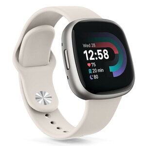 Fitbit Versa4 xg Versa3 oh tBbgrbgSense / Sense 2 xg VR ohxg _炩 VRoh ߉\ (X^[Cg Small) 