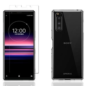 Xperia 5 SO-01M SOV41 KXtB tB + GNXyA 5 SO-01M SOV41 P[X SO-01M SOV41 TPU ی\tg VRP[X ^ ϏՌ h~ ϐ hw [1tB + P[X TPU] 