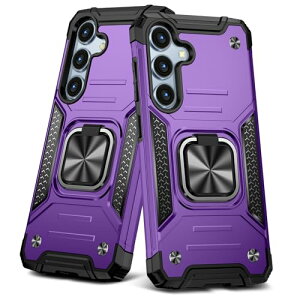 Galaxy S24 Plus �P�[�X �����O�t���J�o�[ �ϏՌ� �X�^���h�@�\ �ԍڃz���_�[ �����Y�ی� �M�����N�V�[ S24�v���X �p�X�}�z�P�[�X PC TPU�o���p�[ �h�o �l�C �����h�~ ����~�� �w��h�~ �g�уJ�o�[