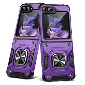 Galaxy Z Flip6 �P�[�X �����O�t���J�o�[ �ϏՌ� �X�^���h�@�\ �ԍڃz���_�[ �����Y�ی� �M�����N�V�[ Z �t���b�v6 �X�}�z�P�[�X PC TPU�o���p�[ ���ϖh�~ �h�o �l�C �����h�~ ����~�� �w��h�~ �g