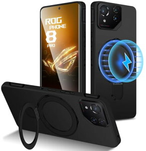 ROG Phone 8 Pro Edition / R0G Phone8Pro / ROG Phone8 P[X Ot X^h@\ ϏՌ Jo[ TPU y X}zP[X ԍڃz_[C菝h~ h~ (ubN) 