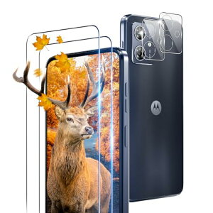 Motorola moto g64 5G / g64y 5G �K���X�t�B���� 2�� �t�B���� + 2�� �J�����ی�t�B���� ���g���[�� moto g64 5G / g64y 5G �����K���X �S�� �ی�t�B���� 3D Touch ���^ ��U�h�~ �����x �ϏՌ� �w�� ����h�~ 