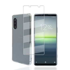 Xperia 5 II SO-52A SOG02 KXtB tی tB KX CA[ wh~ Xperia 5 IIP[X NA TPU ϏՌ h~ pی VR P[X 