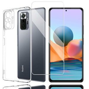 [KXtB + VR P[X] Redmi Note 10 Pro KXtBNote 10 Pro tیtB ߗ ^ dx9H Uh~ Redmi Note 10 Pro P[X NA TPU ϏՌ h~ pی V