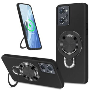 OPPO Reno9 A ケース Reno7 A TPU MagSafe リング付き OPPO Reno7 A OPG04 カバー 多機能スタンド リング マグネット搭載 縦横両隠し収納式 耐衝撃 傷防止 軽量 柔軟 薄型 黄変なし つや消し手触り良い 傷に