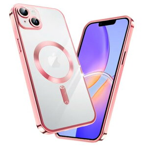 iPhone 13 Mini �P�[�X �N���A MagSafe �X�}�z�P�[�X �ϏՌ� ���h�~ ���b�L���H �J�o�[ �����Y�ی� TPU �\�t�g ���^ �w��h�~ �X�g���b�v�z�[���t�� ���ϖh�~ �l�C �X�}�z�P�[�X �ی�P�[�X �X�}�z�J