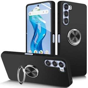 ZTE Nubia S 5G �P�[�X �����O�t�� nubia S A403ZT �J�o�[ �ϏՌ� TPU ���^ �y�� nubia s 5g �X�}�z�P�[�X ����~�� �A���`�C�G���[ �X�^���h�@�\ �����h�~ �ԍڃz���_�[�Ή� (�u���b�N) ��������