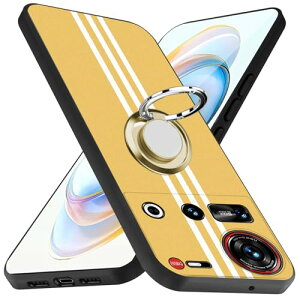 Nubia Z70 Ultra �P�[�X �����O �ϏՌ� TPU �w��h�~ �V���R�� �ԍڃz���_�[360°��] �X�g���b�v�z�[���t�� ����~�� �����h�~ �S�ʕی�J�o�[ (�C�G���[) ��������