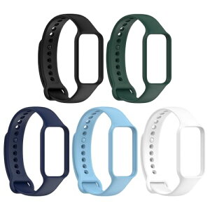 Redmi Smart Band 2 �����o���h 5�F�g Xiaomi Band 8 Active �����o���h ���� �V���I�~ �\�� �ւ� �x���g �����p ���o�[�x���g �ʋC �h�� �V���R���� (�Z���F�n) ��������