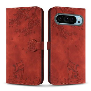 Google Pixel 9 Pro XL �P�[�X �蒠�^ �J�[�h���[ �g�уJ�o�[ �}�O�l�b�g�� �X�^���h�@�\ �J�o�[ ���z�^ �v�����u���b�T�� ���킢�� �q�L�� �X�}�z�P�[�X PU���U�[ �_�[�N�u���E�� ��������