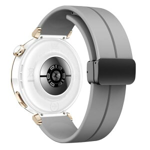 20mm �o���h Huawei Watch GT 3 Pro 43mm / Huawei Watch GT 3 / GT 2 42mm �����o���h �V���R�� �X�|�[�c �ւ��X�g���b�v �����x���g �_�炩�� ���C�t�� �����ȒP �j�����p (�O���[) ��������