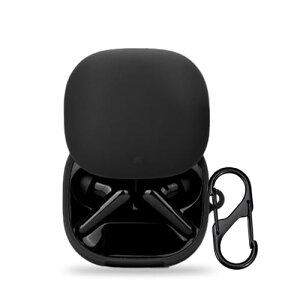 Anker Soundcore Liberty 4 Pro ケース カバー シリコン 保護ケース 充電便利 全面保護 紛失防止 滑り止め 軽量 キズ防止 スリム 薄型 旅行 耐衝撃 防塵-ブラック 送料無料