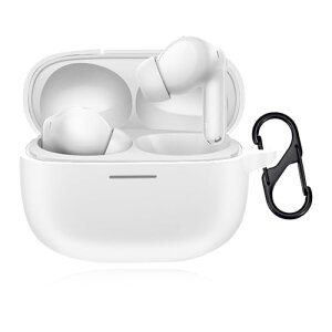 Redmi Buds 6 Pro ケース カバー シリコン 保護ケース 充電便利 全面保護 紛失防止 滑り止め 軽量 キズ防止 スリム 薄型 旅行 耐衝撃 防塵-ホワイト 送料無料