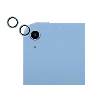 iPad 11世代 A16 (11インチ 2025モデル) / iPad 第10世代 2022 カメラフィルム レンズ保護フィルム 強化ガラス 極薄 耐衝撃 高透過率 キズ防止 指紋防止 気泡防止 高透過率 貼り付け簡単 (ブルー) [2枚