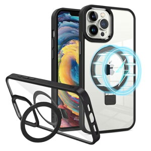 iPhone 15 Pro Max P[X Ot Jo[ NA MagSafe }OZ[t O X^h X^ȟ^P[X LbNX^h ^ y  wʃNA iPhone 15 Pro Maxp X}zO Jo[ (iPho