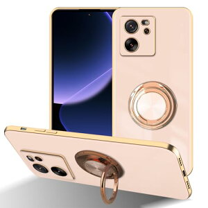 Xiaomi 13T / Xiaomi 13T Pro �P�[�X �����O�t�� �J�o�[ TPU �X�^���h Xiaomi 13T / Xiaomi 13T Pro �X�}�z�P�[�X �y�� �ϏՌ� ���� �C�菝�h�~ �����h�~ �ԍڃz���_�[ 360°��] �P�[�X Xiaomi 13T / Xiaomi 13T Pro 5G (