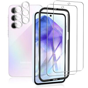 Galaxy A55 5G SC-53E / SCG27 KXtB 2 + MNV[ A55 5G YیtB 2 tB tیtB Sʕی ϏՌ ɔ CA[ wh~[YیtB*2+KXtB