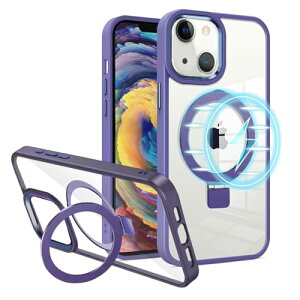 iPhone 13 P[X Ot Jo[ NA MagSafe }OZ[t OX^h ԍڃz_[X^ȟ^P[X LbNX^h ^ y  wʃNA iPhone 13 X}zO Jo[ (iPhone